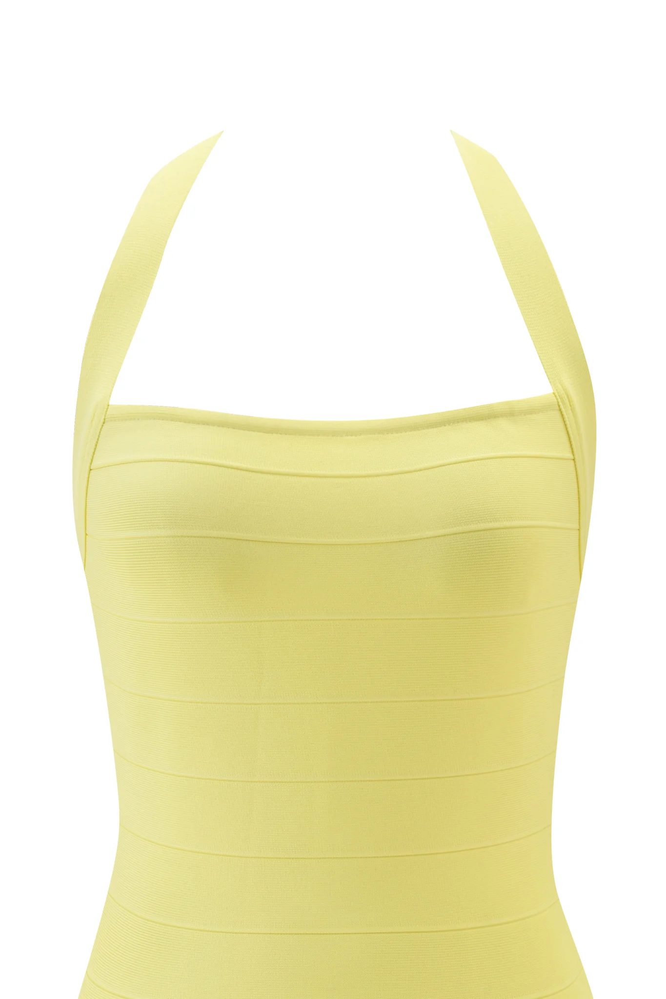 AIDEN MINI DRESS - BABY YELLOW - Image 7