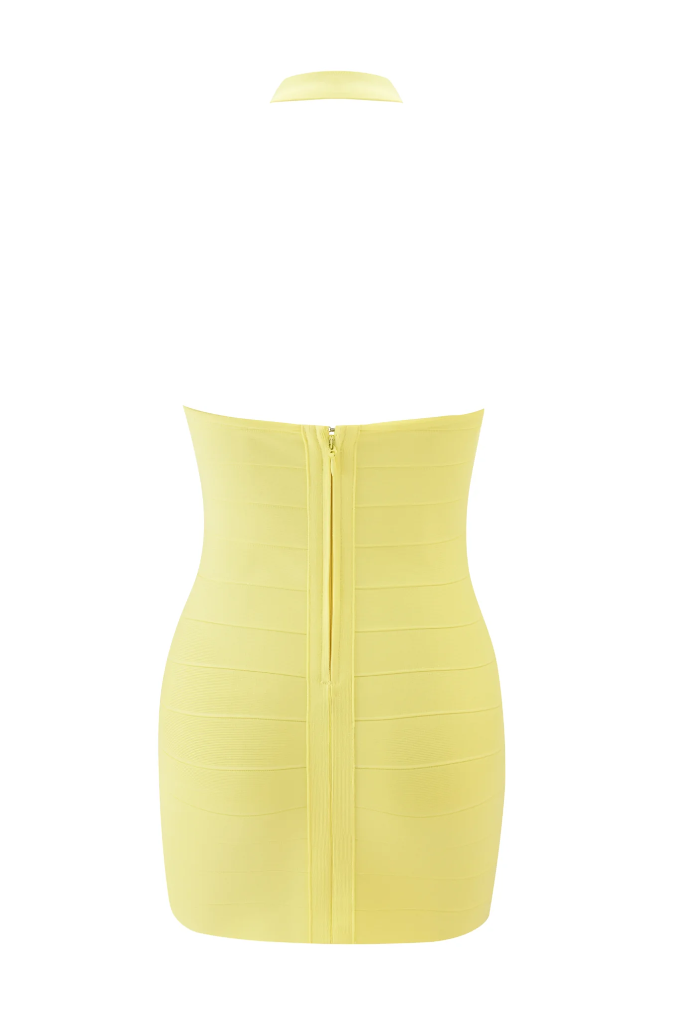 AIDEN MINI DRESS - BABY YELLOW - Image 8
