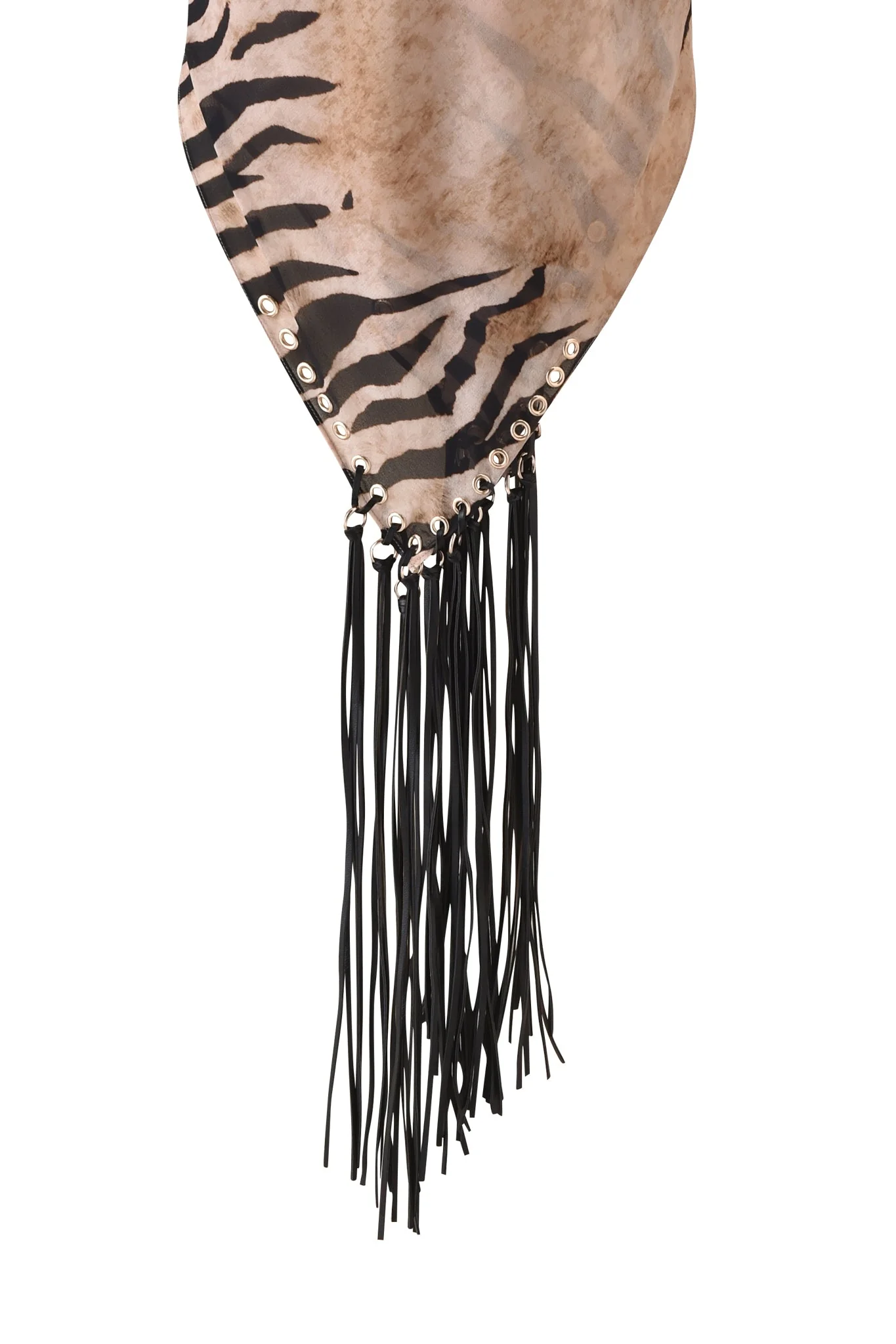 ALLUNA MULTI-WEAR TASSEL SCARF - WILD SIDE - Image 9