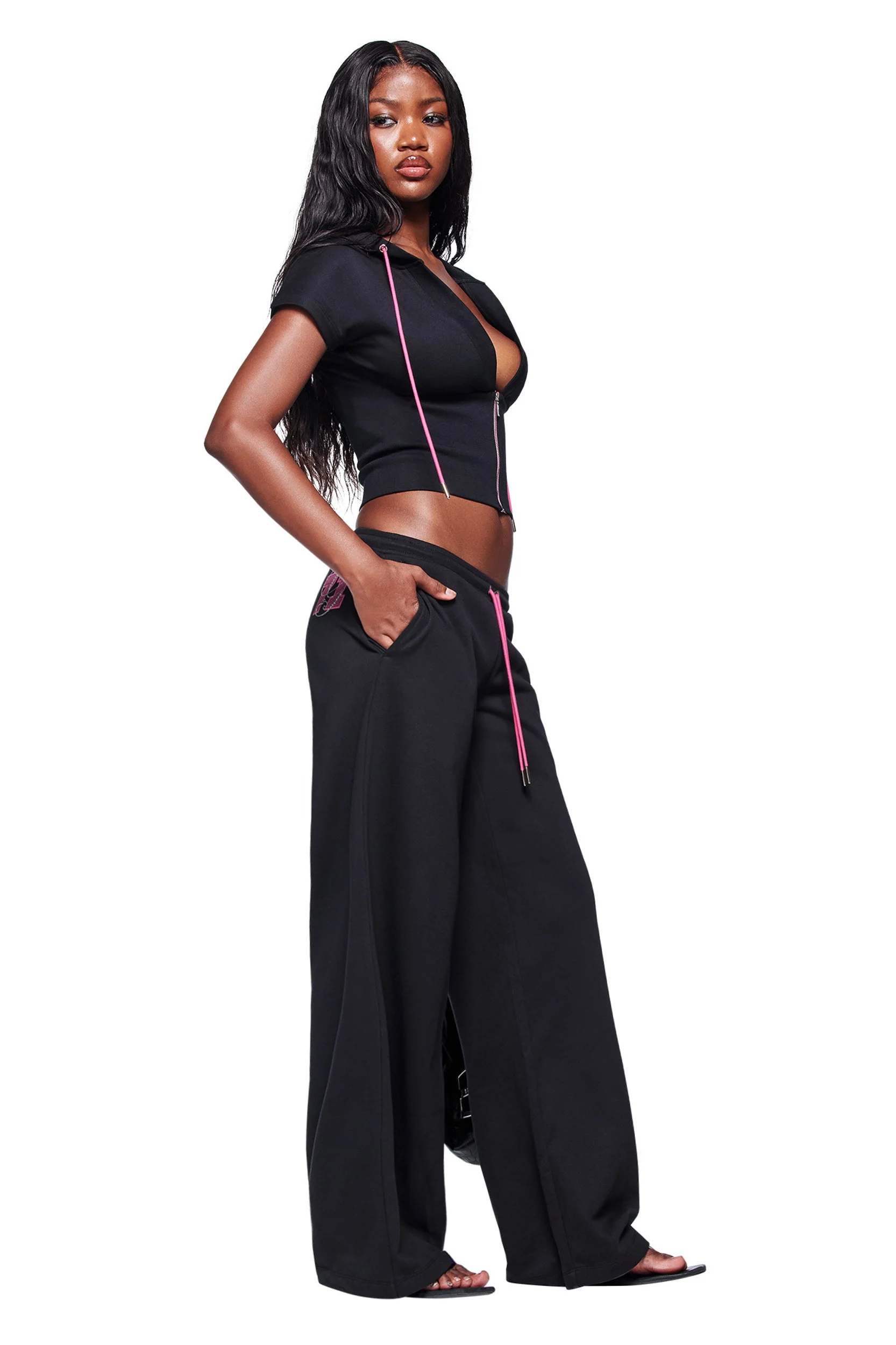 ARLO TRACK JACKET - BLACK - Image 3