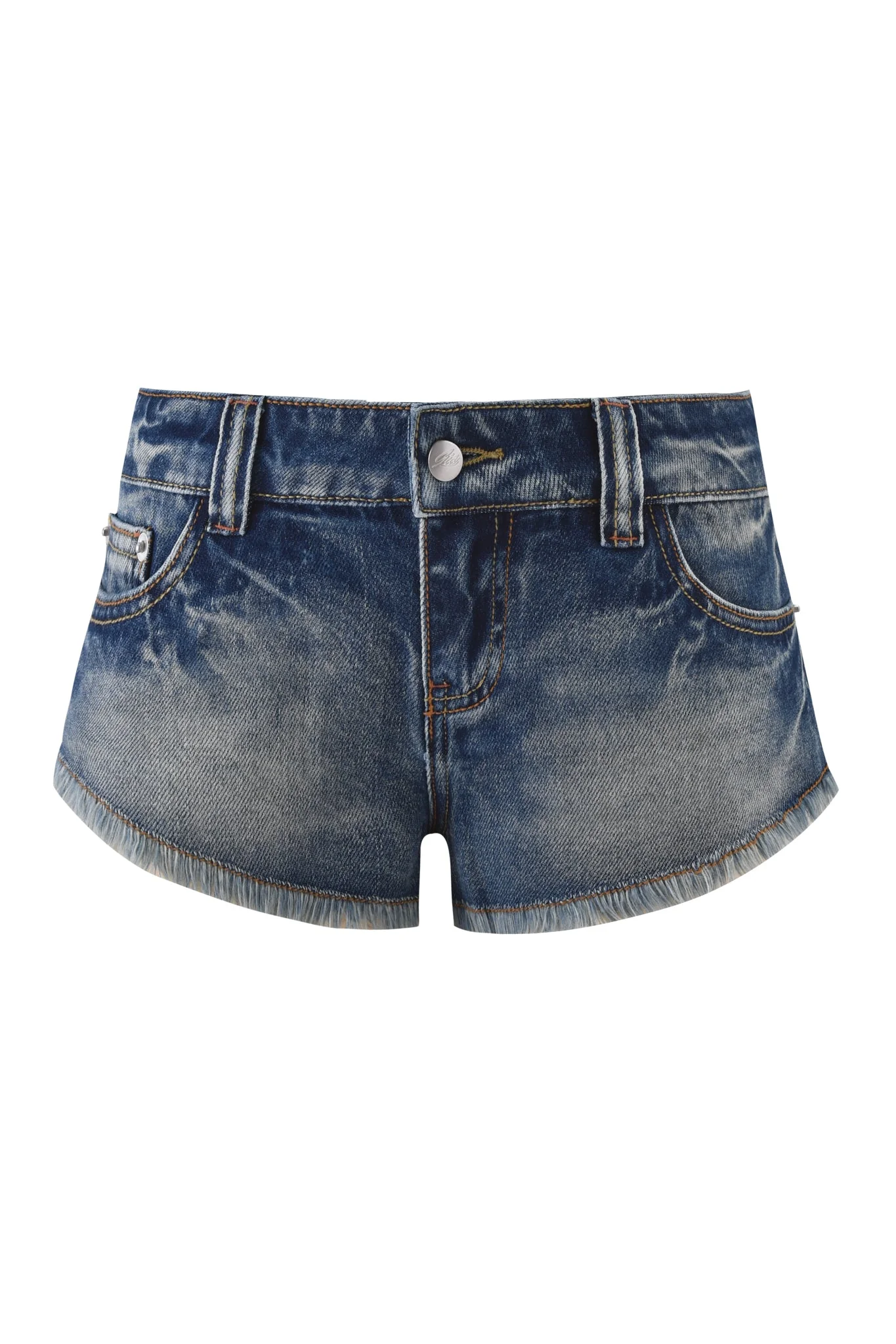AURA DENIM SHORT - BLUE DENIM - Image 8
