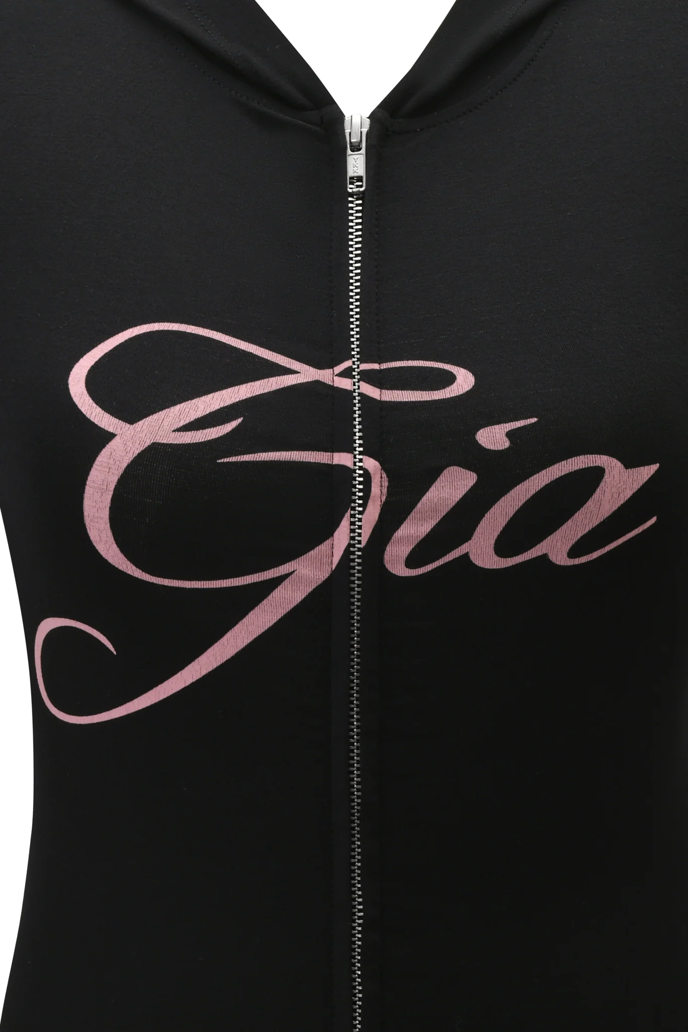 BLARE CAP SLEEVE HOODIE - BLACK - Image 7