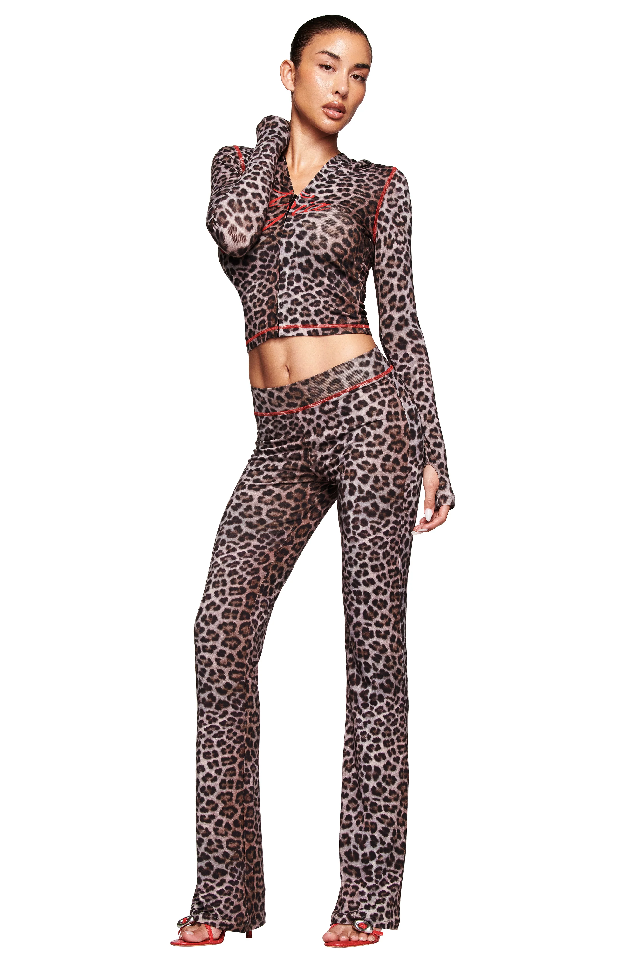 BLARE HOODIE - DARK LEOPARD - Image 3