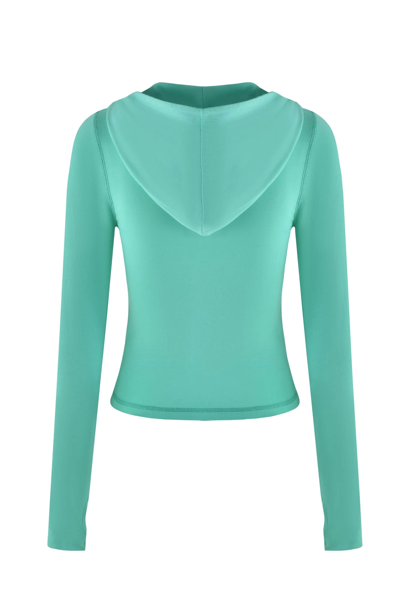 BLARE HOODIE - GREEN : TURQUOISE : TEAL - Image 10