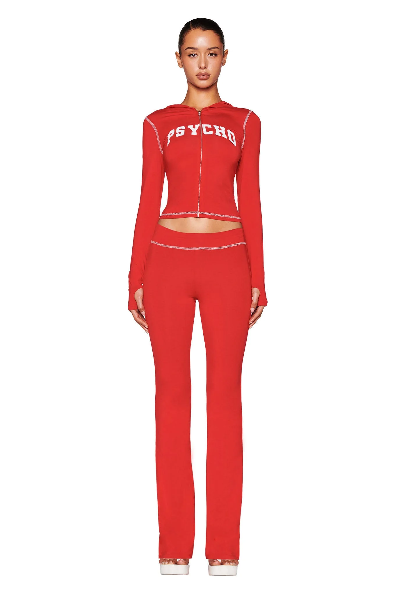 BLARE HOODIE - RED : PSYCHO : SALSA - Image 4