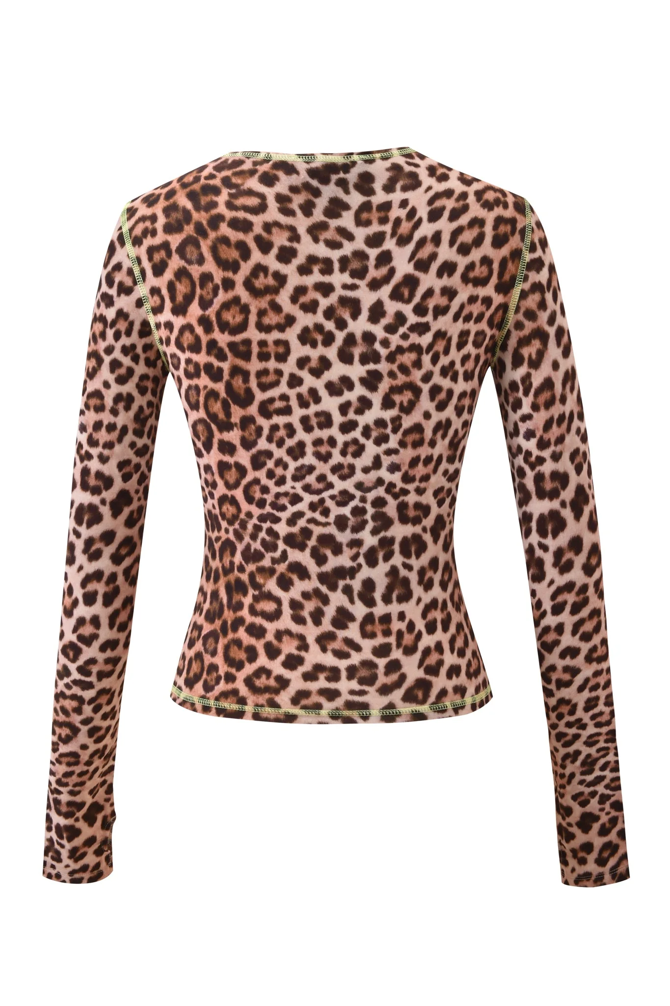 BLARE LONG SLEEVE TOP - LEOPARD - Image 8