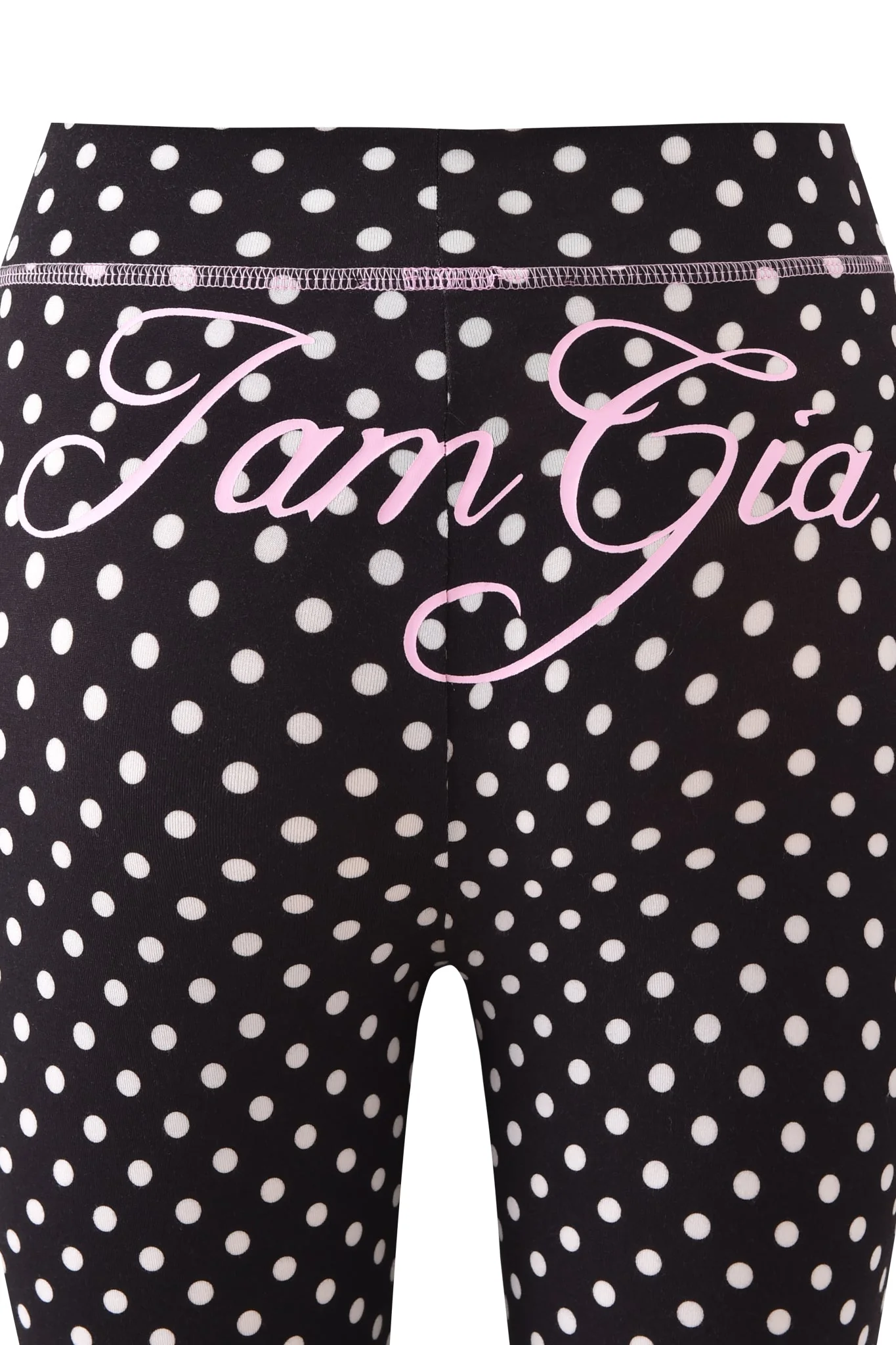 BLARE TRACKPANT - BLACK POLKA DOT - Image 7