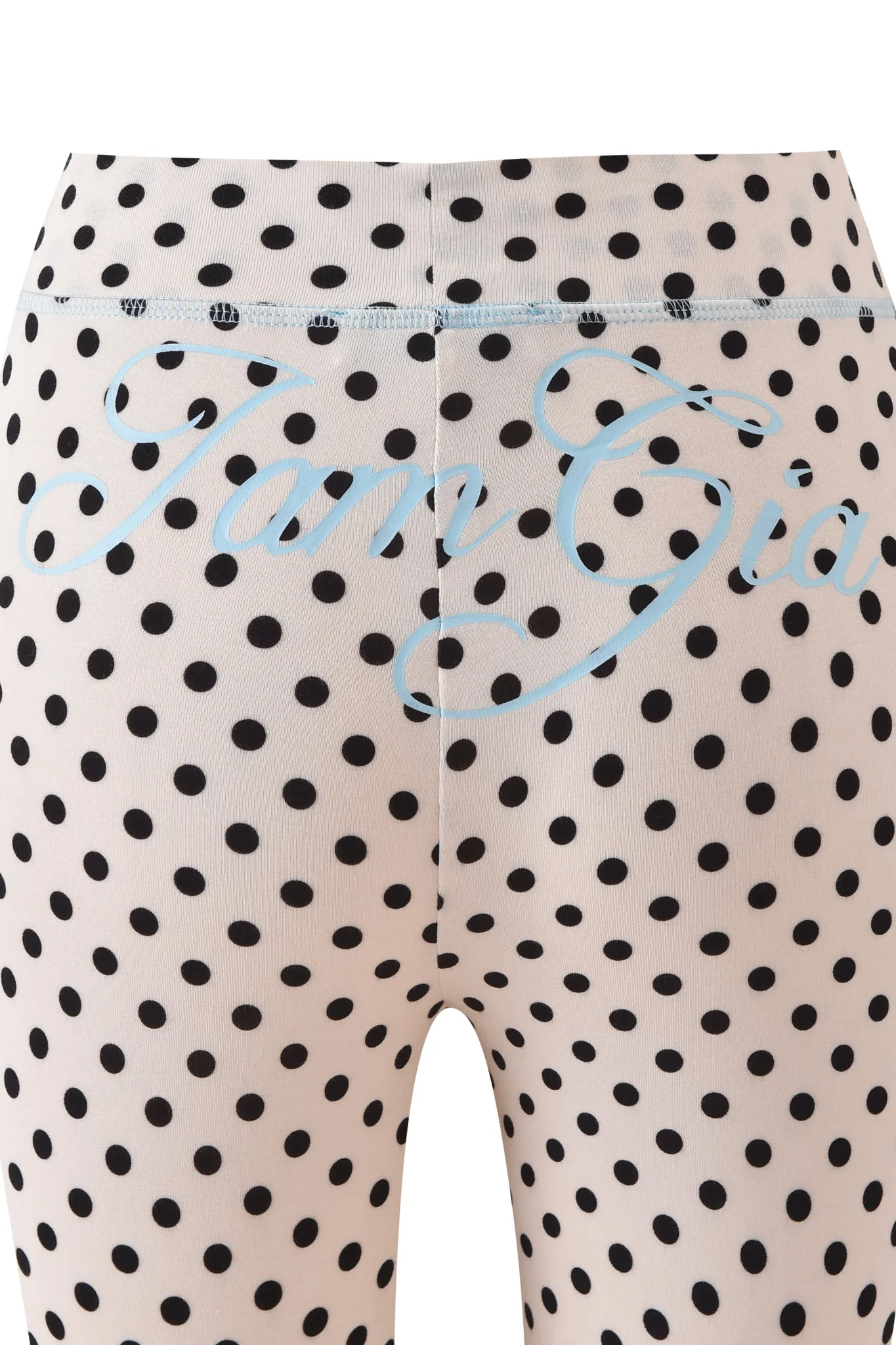 BLARE TRACKPANT - CREAM POLKA DOT - Image 7