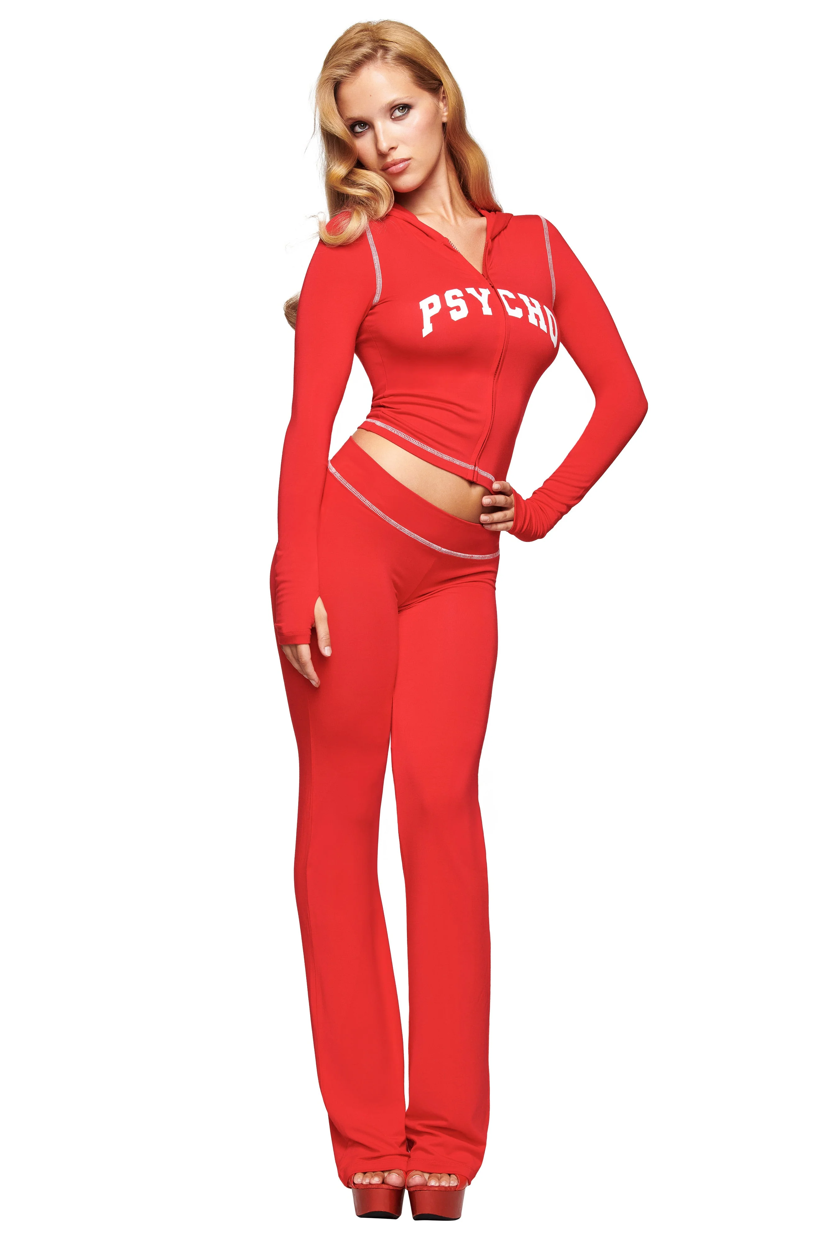 BLARE TRACKPANT - RED : PSYCHO : SALSA - Image 4