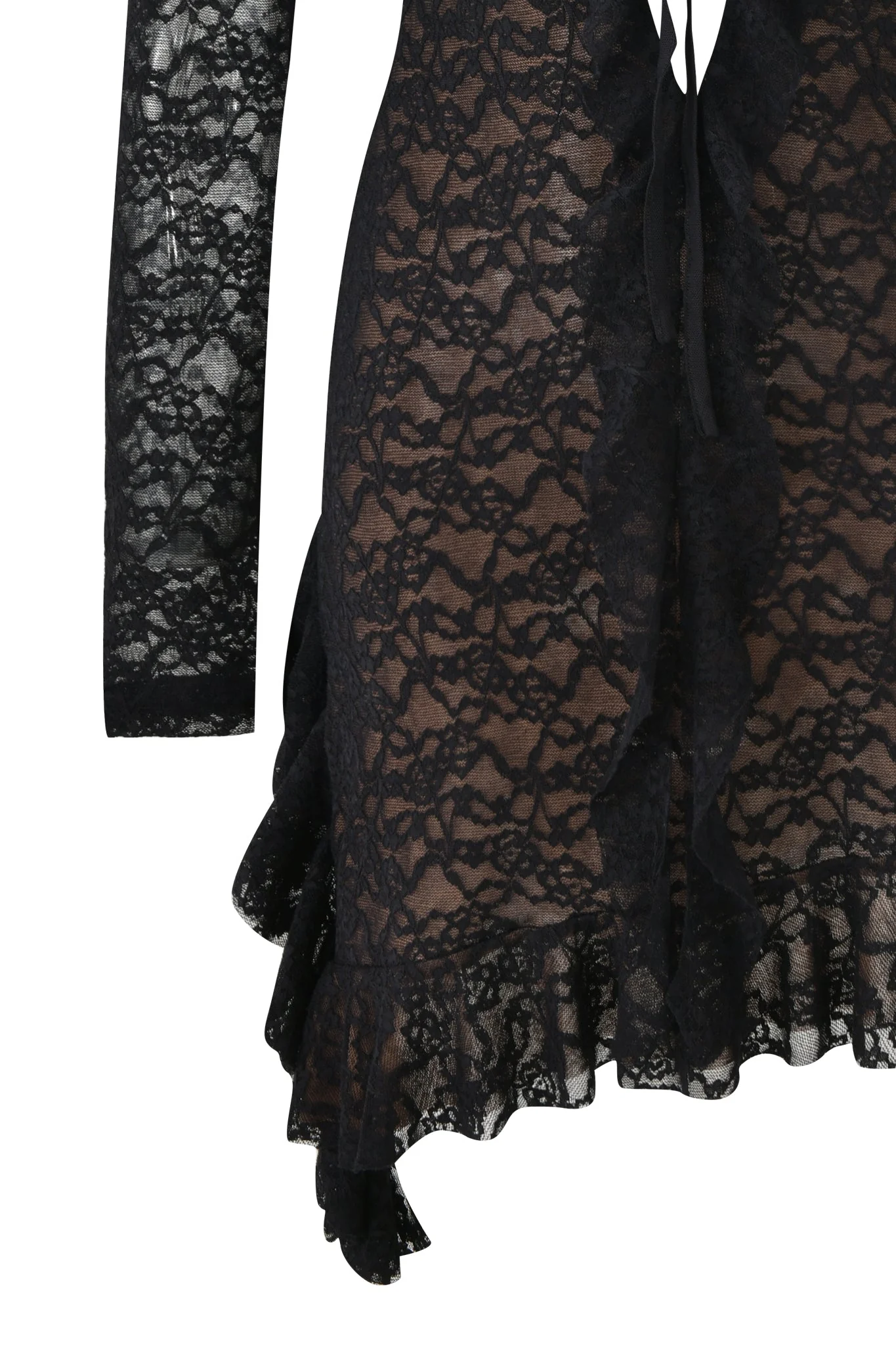 CLARISSE MINI DRESS - BLACK - Image 9