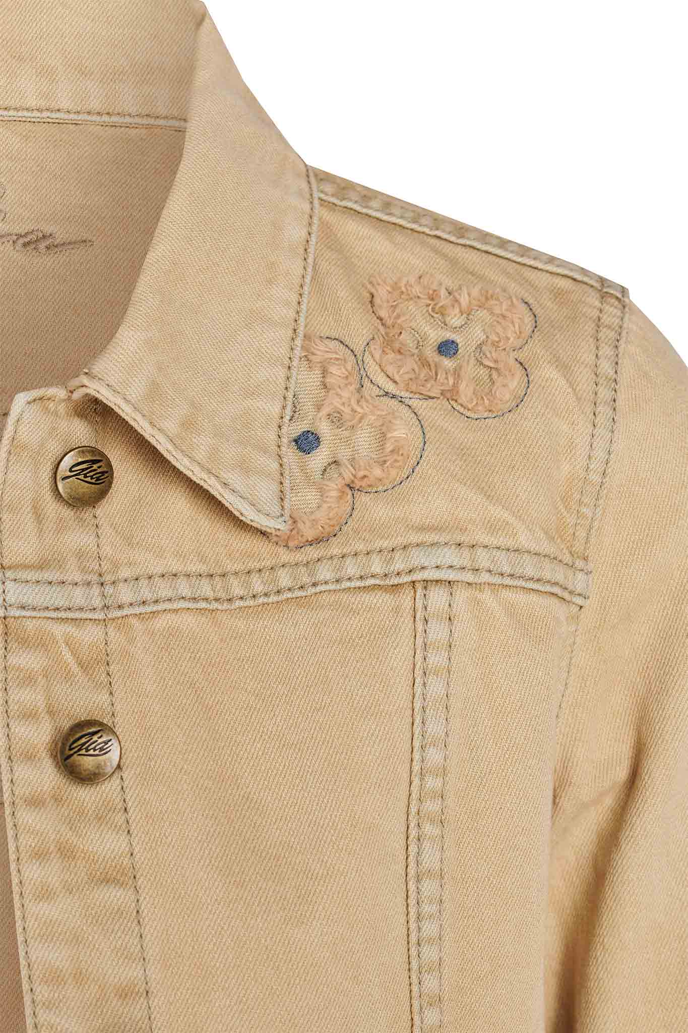 FAUNA JACKET - BEIGE : TAN DENIM - Image 7