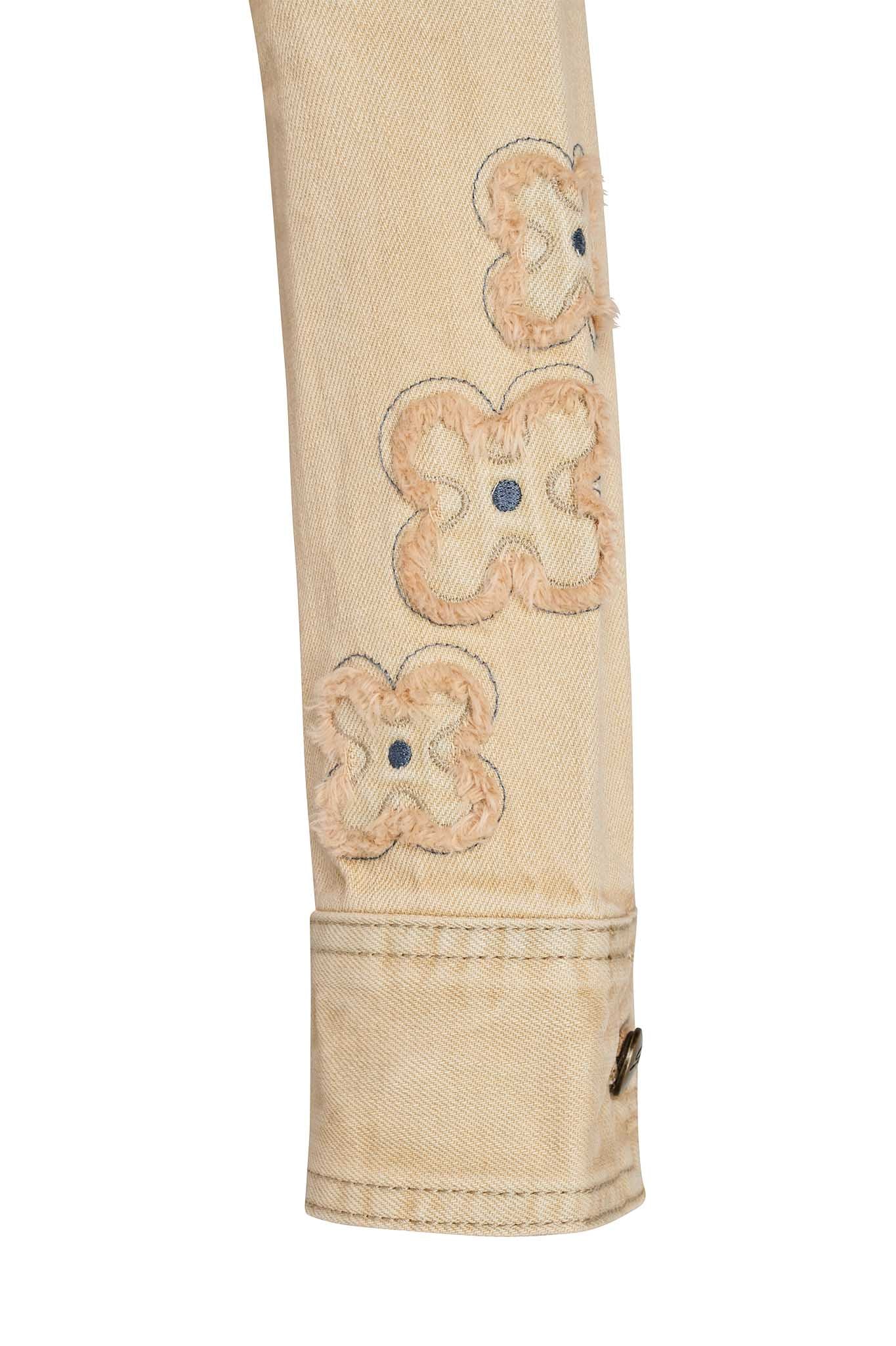 FAUNA JACKET - BEIGE : TAN DENIM - Image 8
