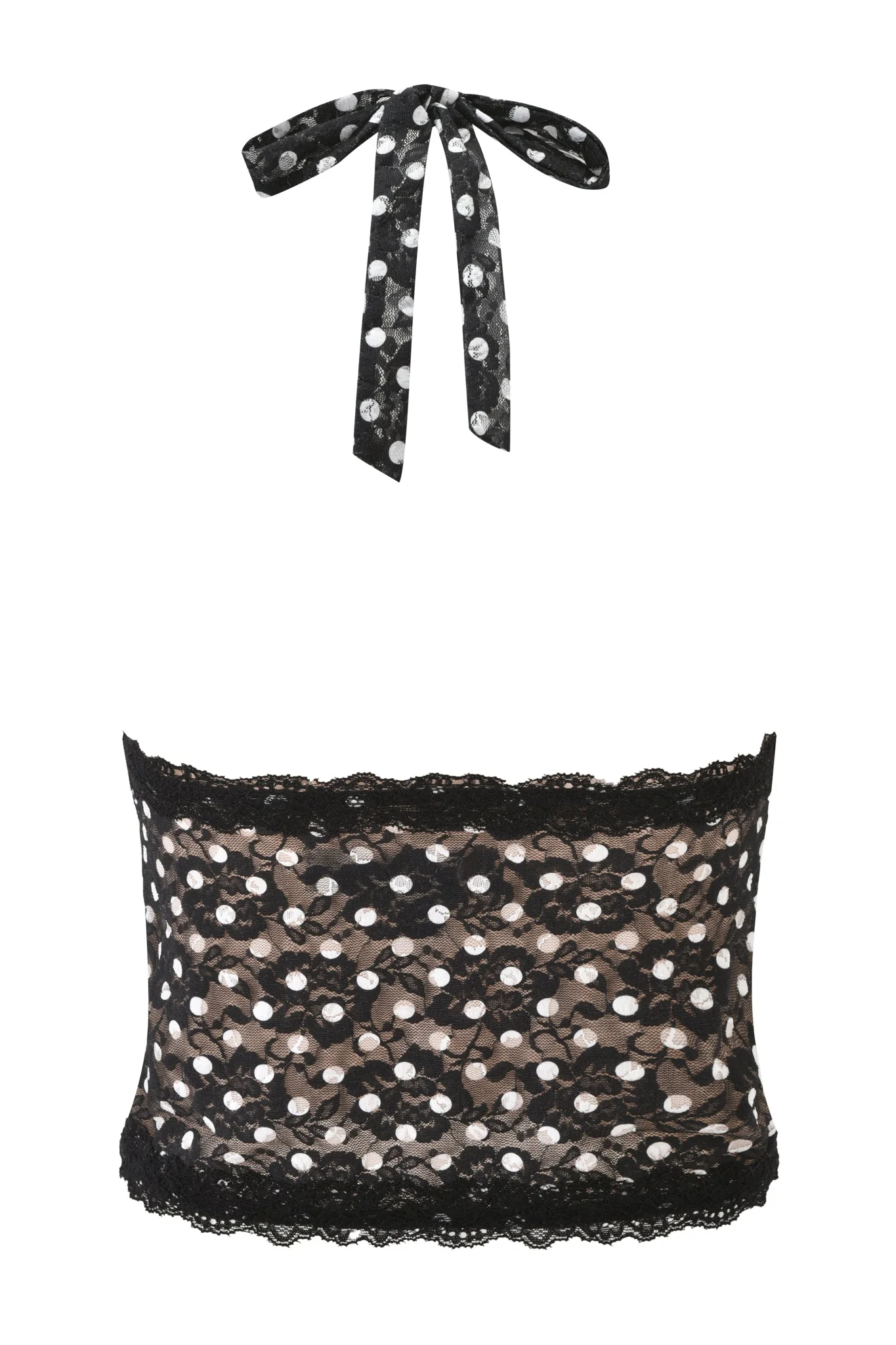 GEM HALTER TOP - BLACK POLKA DOT - Image 8