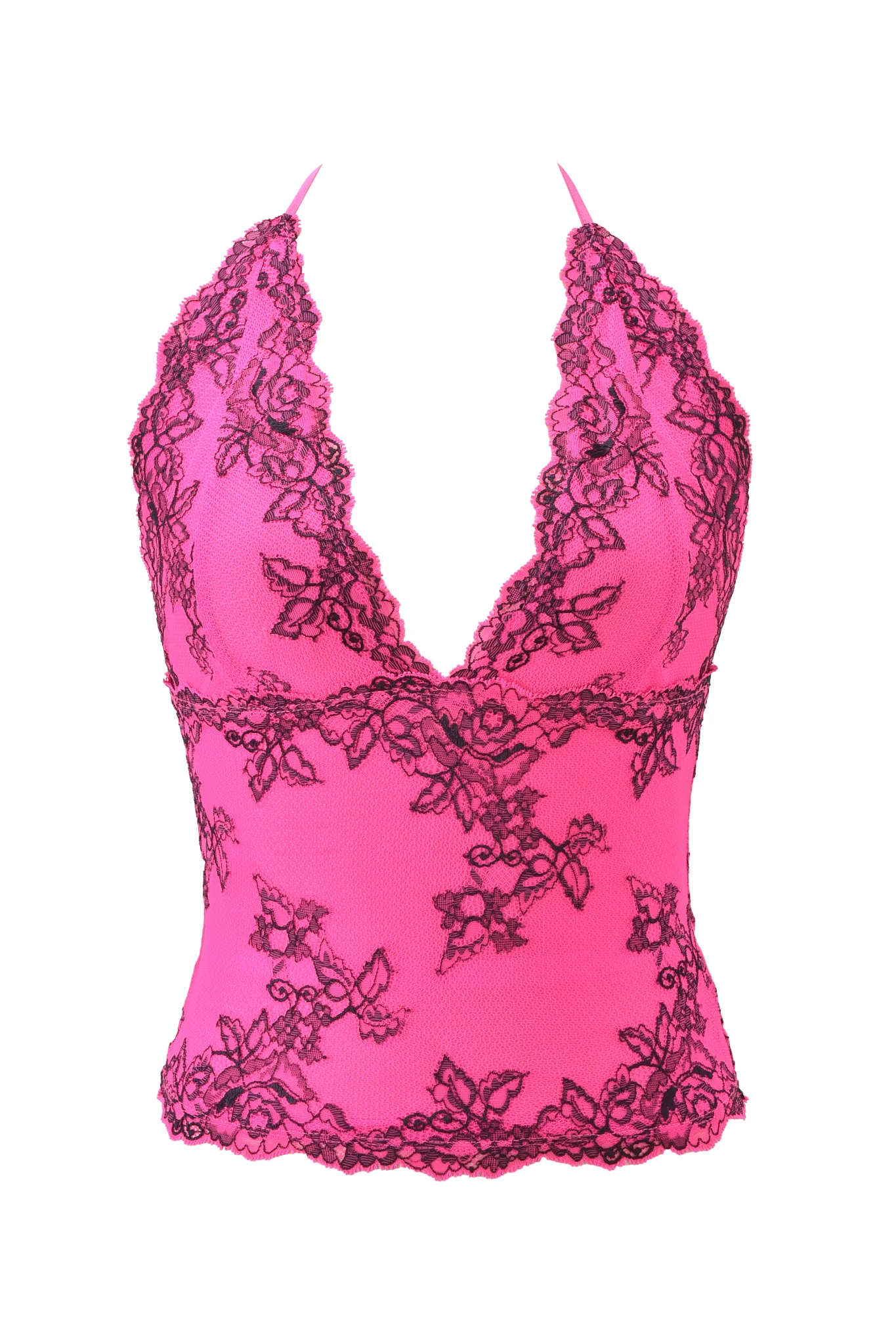GEM HALTER TOP - HOT PINK - Image 5