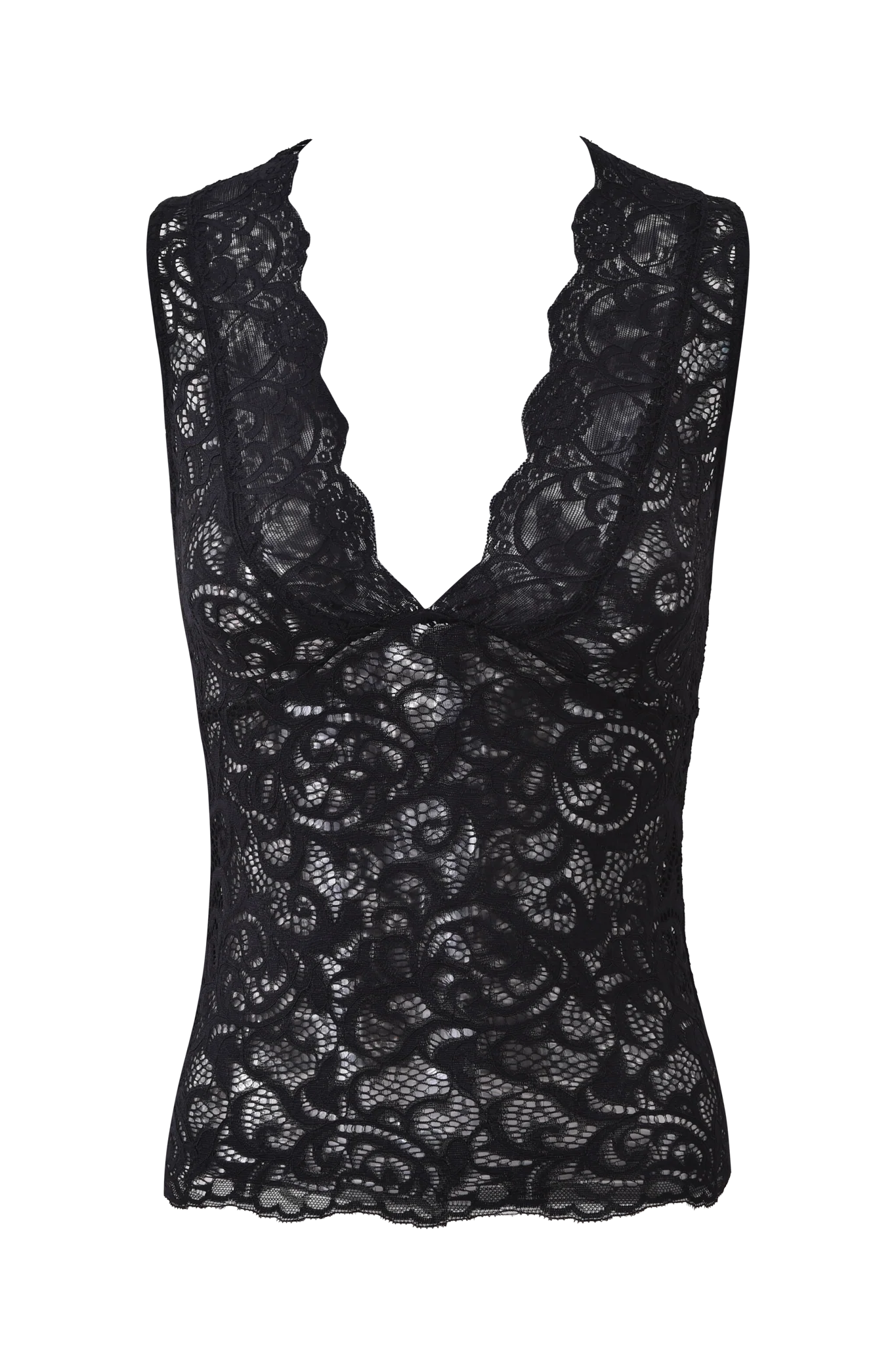 GEMMA SLEEVELESS TOP - BLACK - Image 7