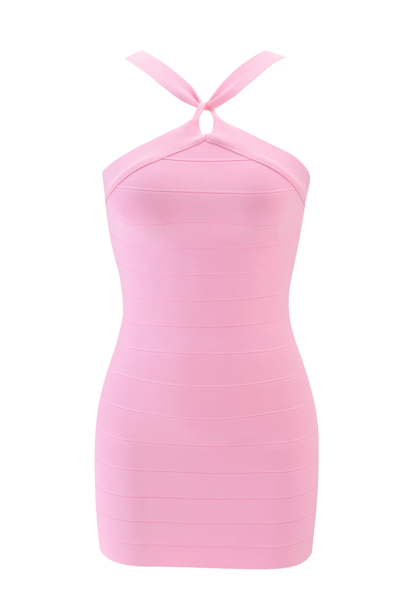 VESPERA BANDAGE MINI DRESS - PINK - Image 6
