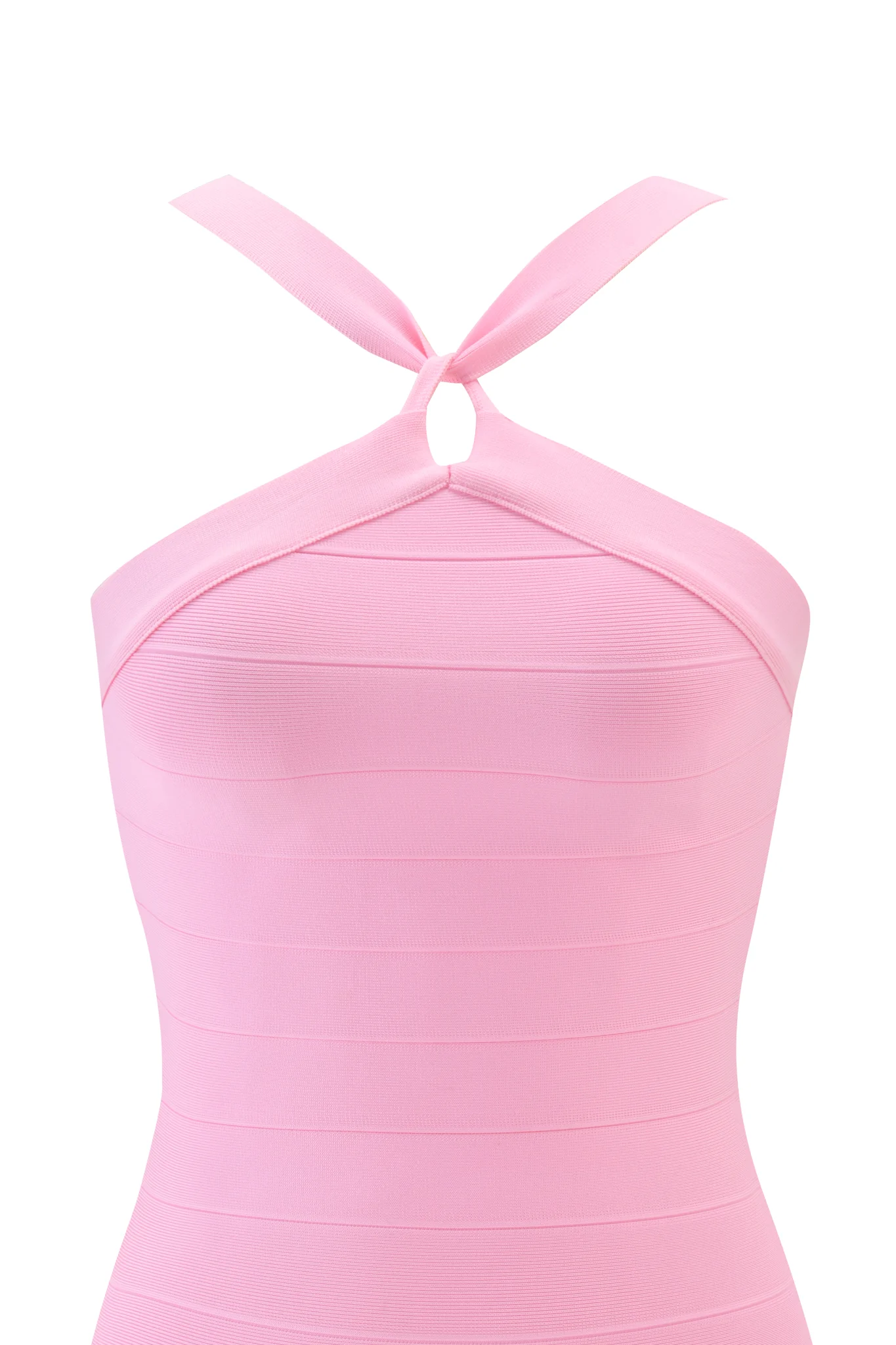 VESPERA BANDAGE MINI DRESS - PINK - Image 7
