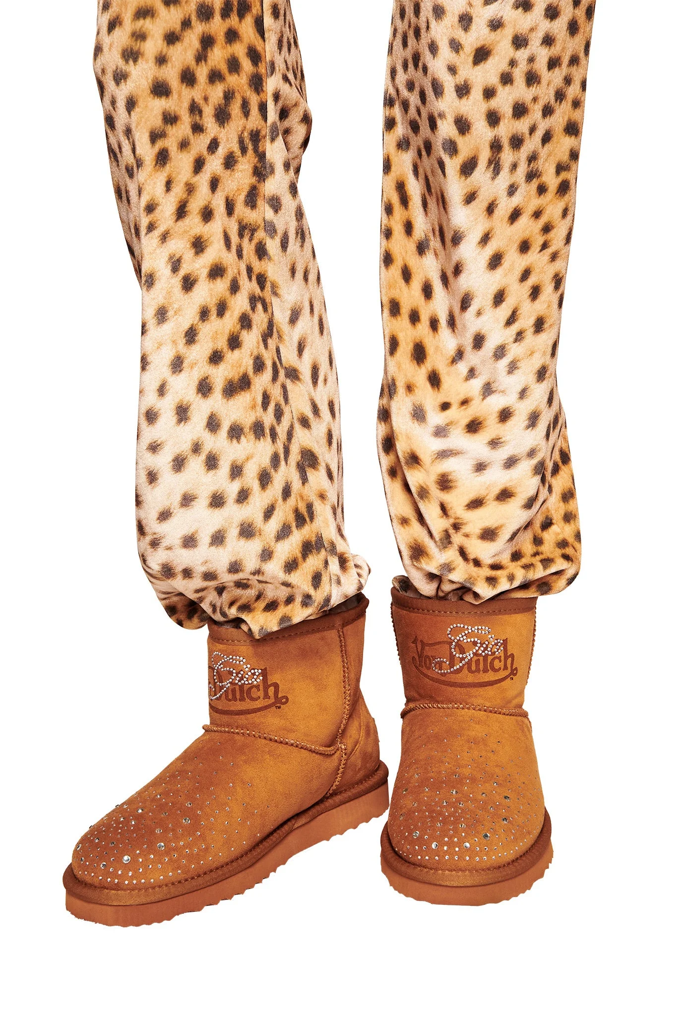 I.AM.GIA X VON DUTCH FAUX SHEARLING BOOT - BROWN - Image 4