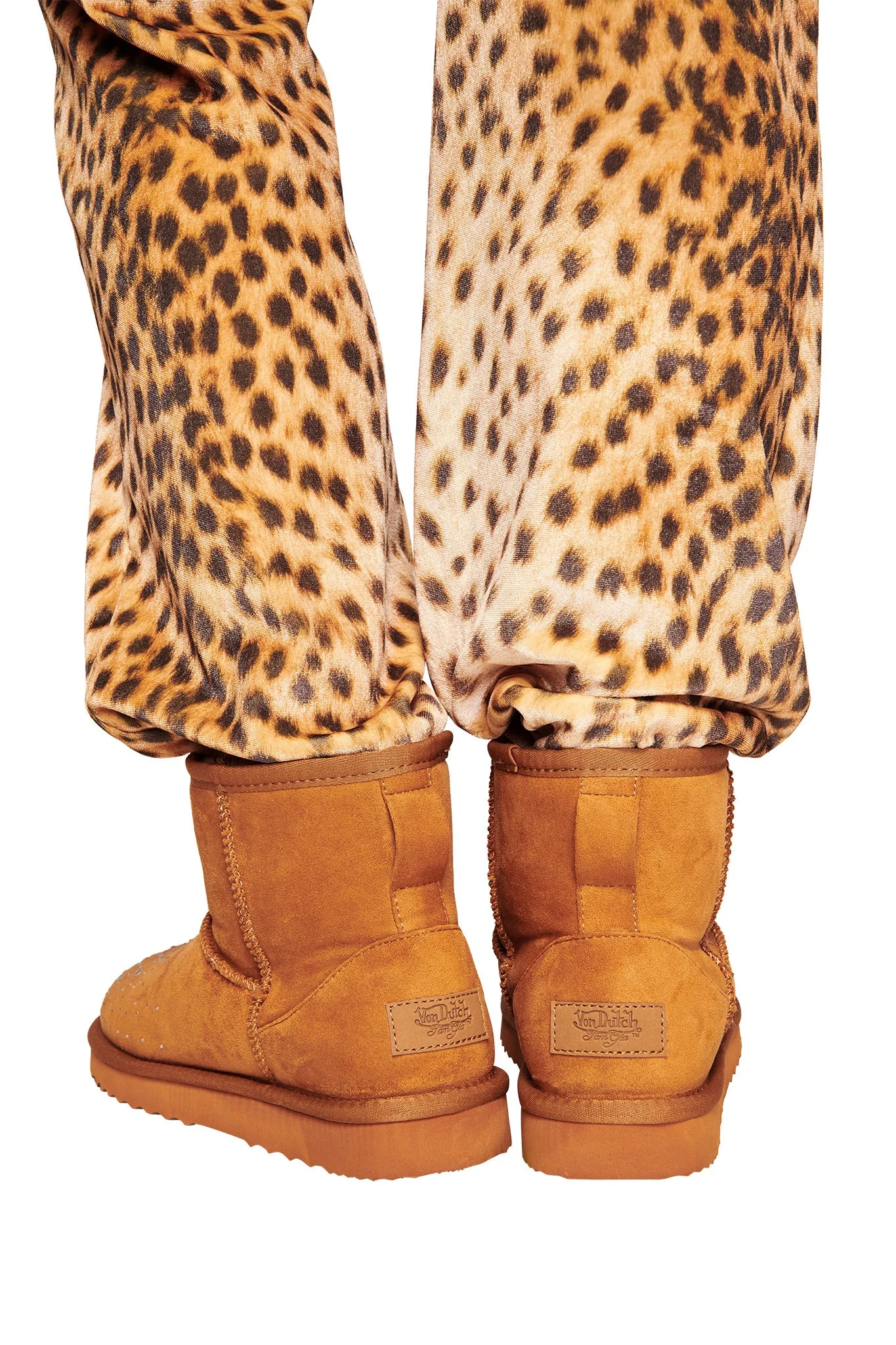 I.AM.GIA X VON DUTCH FAUX SHEARLING BOOT - BROWN - Image 5